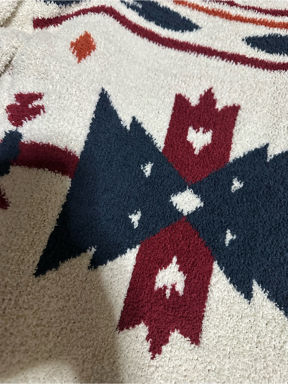 Blue Rain Boho Aztec Cozy Southwestern Cardigan - Picture 6 of 6